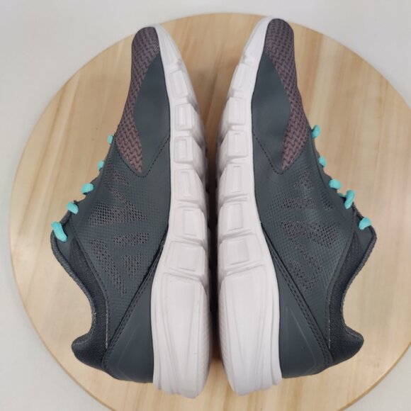 Fila Gray & Teal Comfort Running Athletic Sneakers Shoes Women US 8.5 - Picture 11 of 14